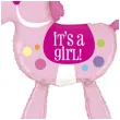 balon foliowy its a girl kon na biegunach betallic 60 shp