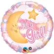 balon foliowy its a girl ksiezyc rozowy qualatex 18 rnd