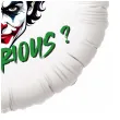 balon foliowy joker why so serious bialy 18 rnd