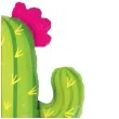 balon foliowy kaktus doniczkowy qualatex 39 shp