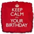 balon foliowy keep calm its your birthday creativeparty 18 sqr