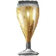balon foliowy kieliszek szampana zloty jix 40 shp