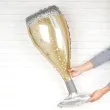 balon foliowy kieliszek szampana zloty jix 40 shp
