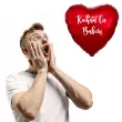 balon foliowy kocham cie babciu czerwony 18 hrt