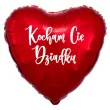 balon foliowy kocham cie dziadku czerwony 18 hrt