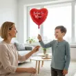balon foliowy kocham cie mamo czerwony 18 hrt