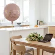 balon foliowy kocham cie mamo rozowy zloty partydeco 18 rnd