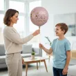 balon foliowy kocham cie mamo rozowy zloty partydeco 18 rnd
