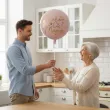 balon foliowy kocham cie mamo rozowy zloty partydeco 18 rnd