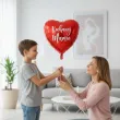 balon foliowy kochanej mamie czerwony 18 hrt
