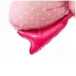 balon foliowy kokarda baby shower rozowa jix 24 shp