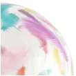balon foliowy kolorowe piorka transparentny godan 20 orb