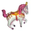 balon foliowy kon cyrkowy jednorozec rozowy flexmetal 39 shp