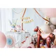 balon foliowy kon w kwiaty brazowy partydeco 50 shp