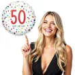 balon foliowy konfetti 50 lat amscan 16 rnd