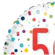 balon foliowy konfetti 50 lat amscan 16 rnd