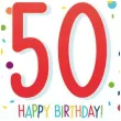 balon foliowy konfetti 50 lat amscan 16 rnd