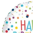 balon foliowy konfetti happy birthday amscan 16 rnd