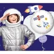 balon foliowy kosmiczne urodziny bialy 18 rnd