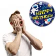 balon foliowy kosmos happy birthday qualatex bubbles 22 orb
