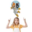 balon foliowy kot astronauta kosmos flexmetal 24 shp