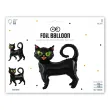 balon foliowy kot czarownicy halloween czarny 25 shp
