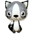 balon foliowy kot usmiechniety szary jix 25 shp