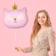 balon foliowy kotek z korona rozowy godan 17 shp