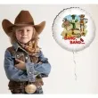 balon foliowy kowbojskie party bang bang bialy 18 rnd