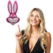balon foliowy krolik rozowy flexmetal 24 shp