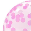 balon foliowy krysztalowe grochy rozowy godan 18 orb