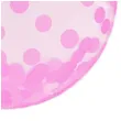 balon foliowy krysztalowe grochy rozowy godan 18 orb
