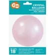 balon foliowy krysztalowy rozowy godan 18 orb