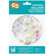 balon foliowy krysztalowy transparentny godan 18 orb