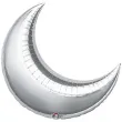 balon foliowy ksiezyc srebrny amscan 29 shp