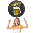 balon foliowy kufel piwa cheers czarno zloty folat 18 rnd