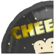 balon foliowy kufel piwa cheers czarno zloty folat 18 rnd