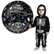 balon foliowy kula happy halloween czarny amscan 15 orb