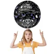 balon foliowy kula happy halloween czarny amscan 15 orb