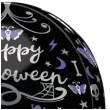 balon foliowy kula happy halloween czarny amscan 15 orb
