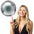 balon foliowy kula jumbo srebrny amscan 21 orb