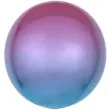 balon foliowy kula ombre fioletowy amscan 16 orb