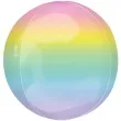 balon foliowy kula ombre teczowy amscan 16 orb