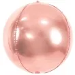 balon foliowy kula rozowe zloto partydeco 16 orb