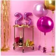 balon foliowy kula rozowy partydeco 16 orb