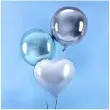 balon foliowy kula srebrny partydeco 16 orb
