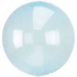 balon foliowy kula transparentna niebieski amscan 18 orb