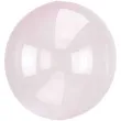 balon foliowy kula transparentna rozowy jasny amscan 18 orb
