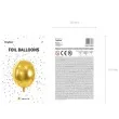 balon foliowy kula zloty partydeco 16 orb