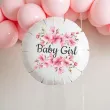 balon foliowy kwiat jabloni baby girl dekoracja na baby shower gender reveal bialy 18 rnd